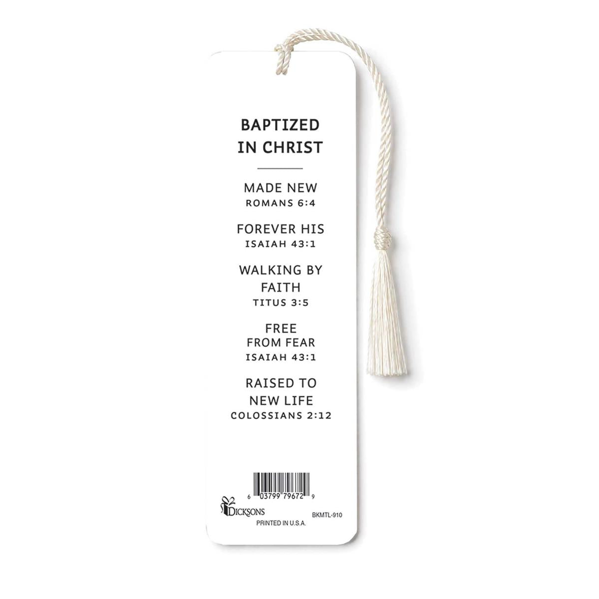 Tassel Bookmark Baptism The Decision To by Dicksons, product view 2