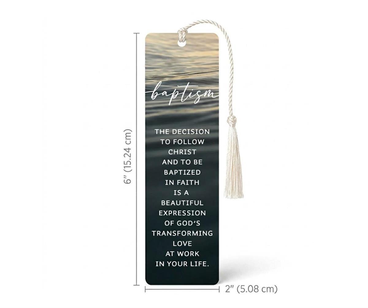 Tassel Bookmark Baptism The Decision To by Dicksons, product view 3