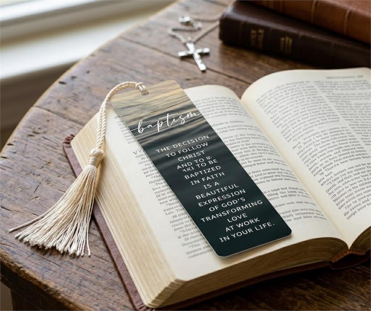 Tassel Bookmark Baptism The Decision To by Dicksons, product view 4