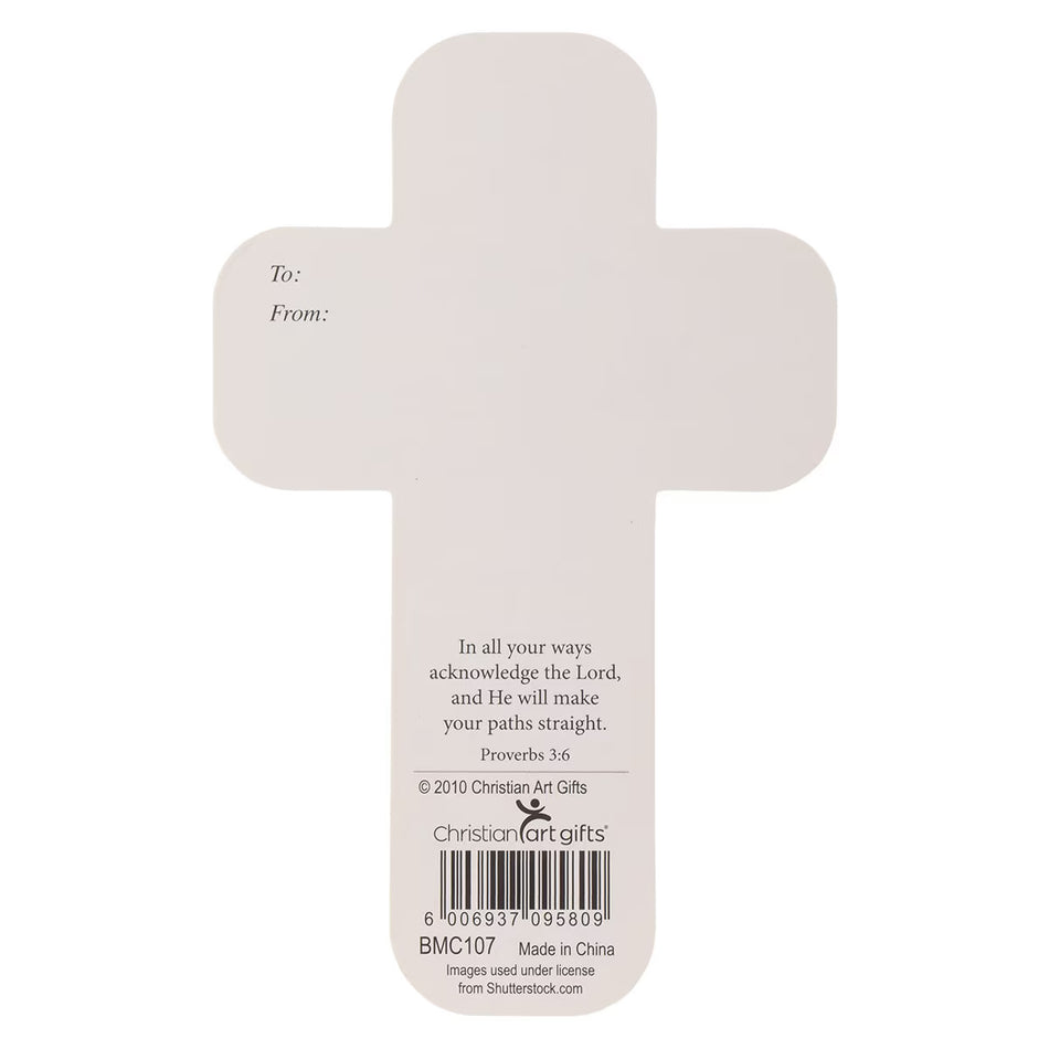 Footprints Cross Bookmark Set