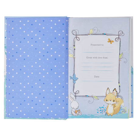 Blue Hardcover NLT Keepsake Bible for Boys by Christian Art Gifts, product view 6