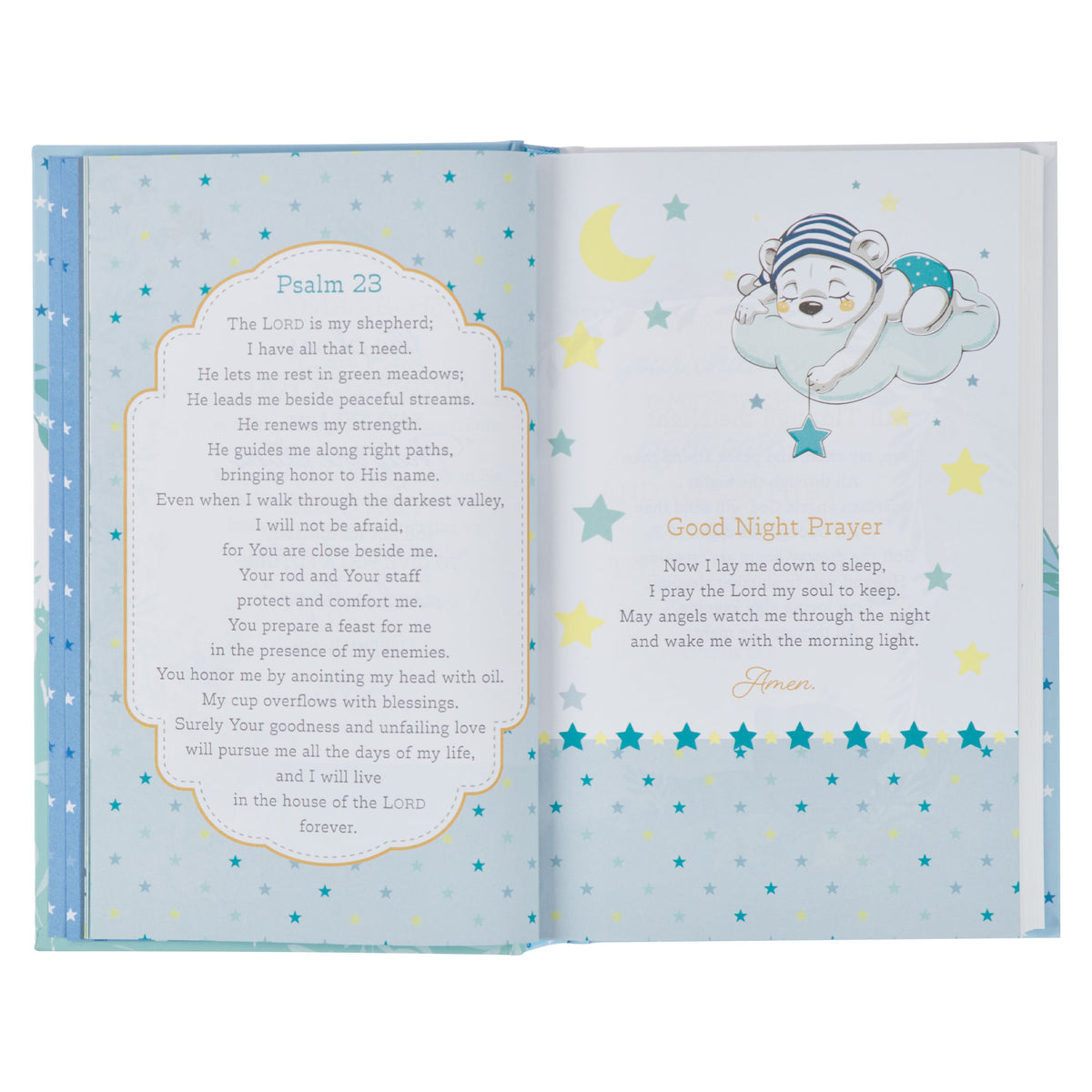 Blue Hardcover NLT Keepsake Bible for Boys by Christian Art Gifts, product view 10