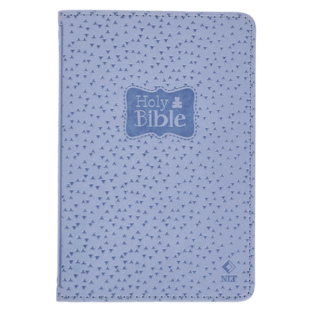 Blue Hardcover NLT Keepsake Bible for Boys by Christian Art Gifts, product view 4