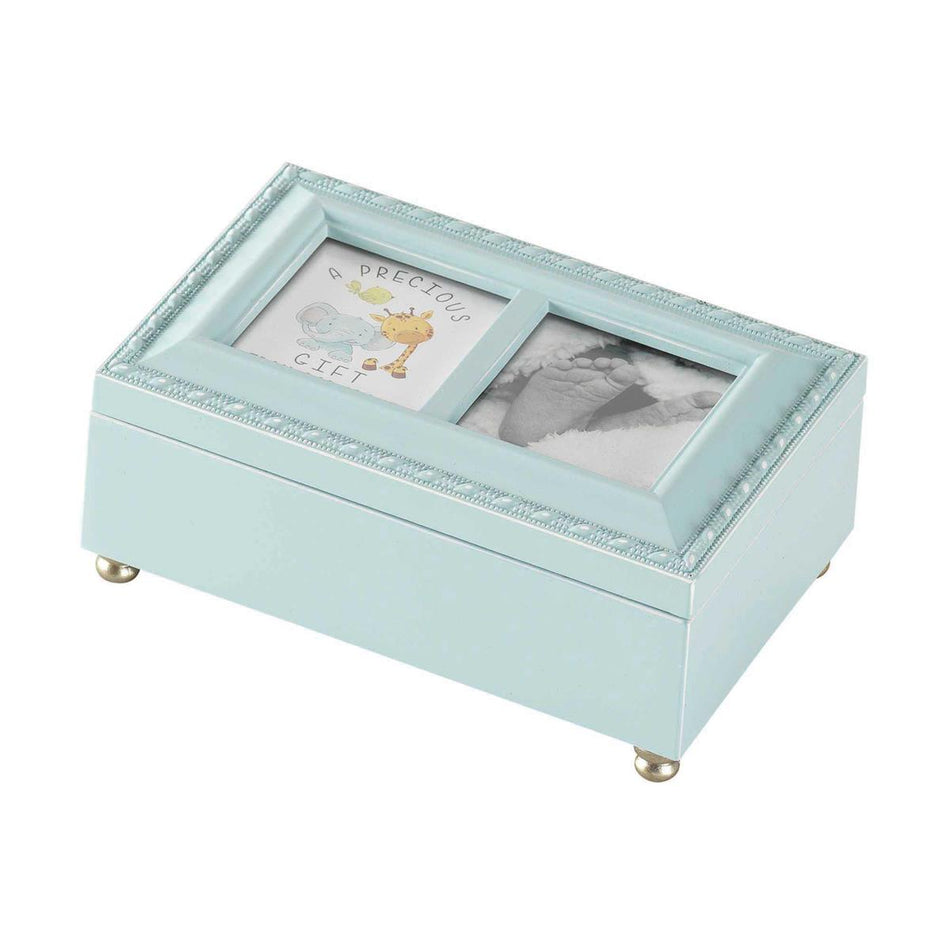 Music Box Precious Little One Blue 6X4 by Dicksons