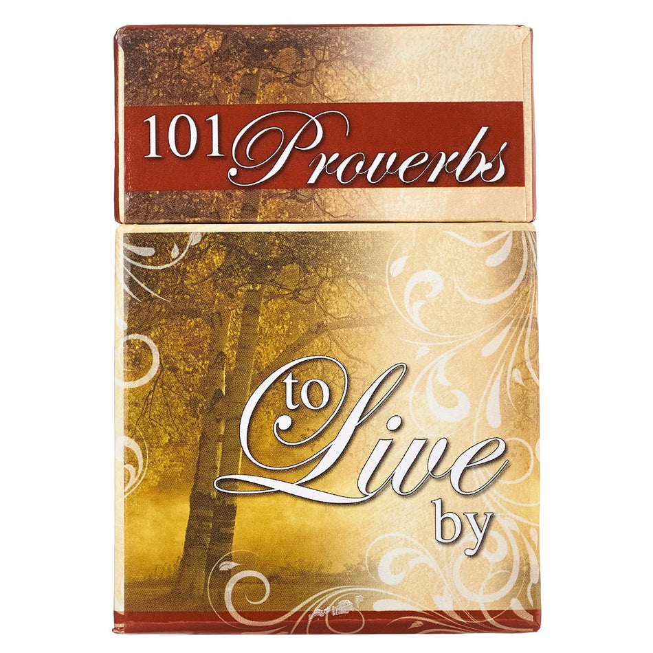 101 Proverbs to Live By Box of Blessings by Christian Art Gifts