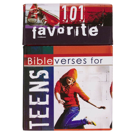 101 Favorite Bible Verses for Teens Box of Blessings by Christian Art Gifts