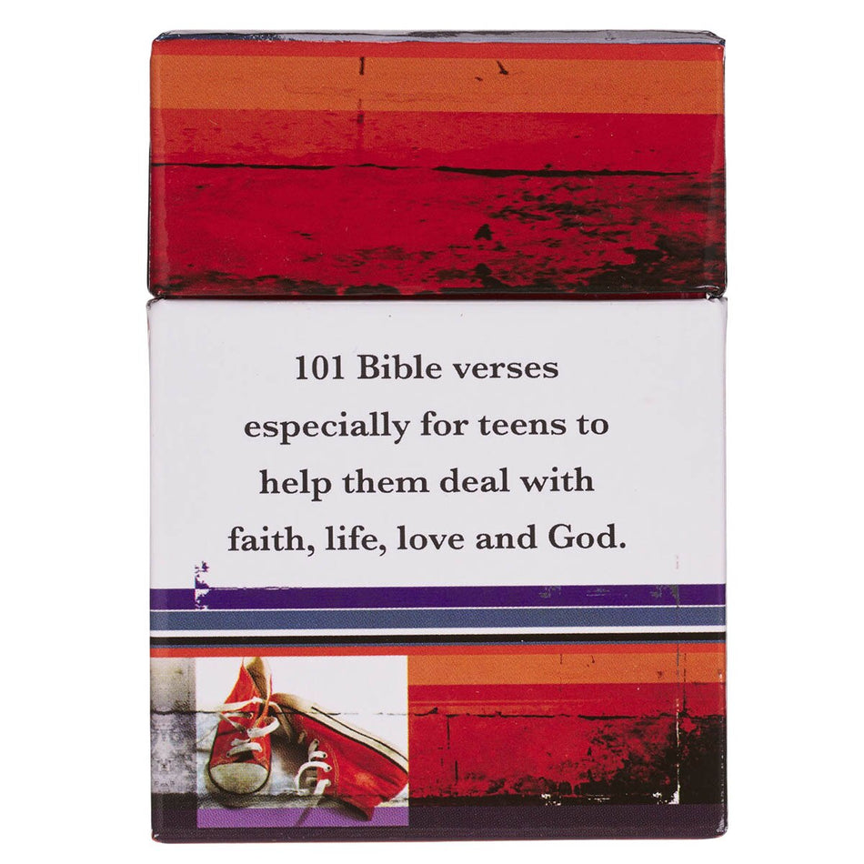 101 Favorite Bible Verses for Teens Box of Blessings by Christian Art Gifts, product view 2
