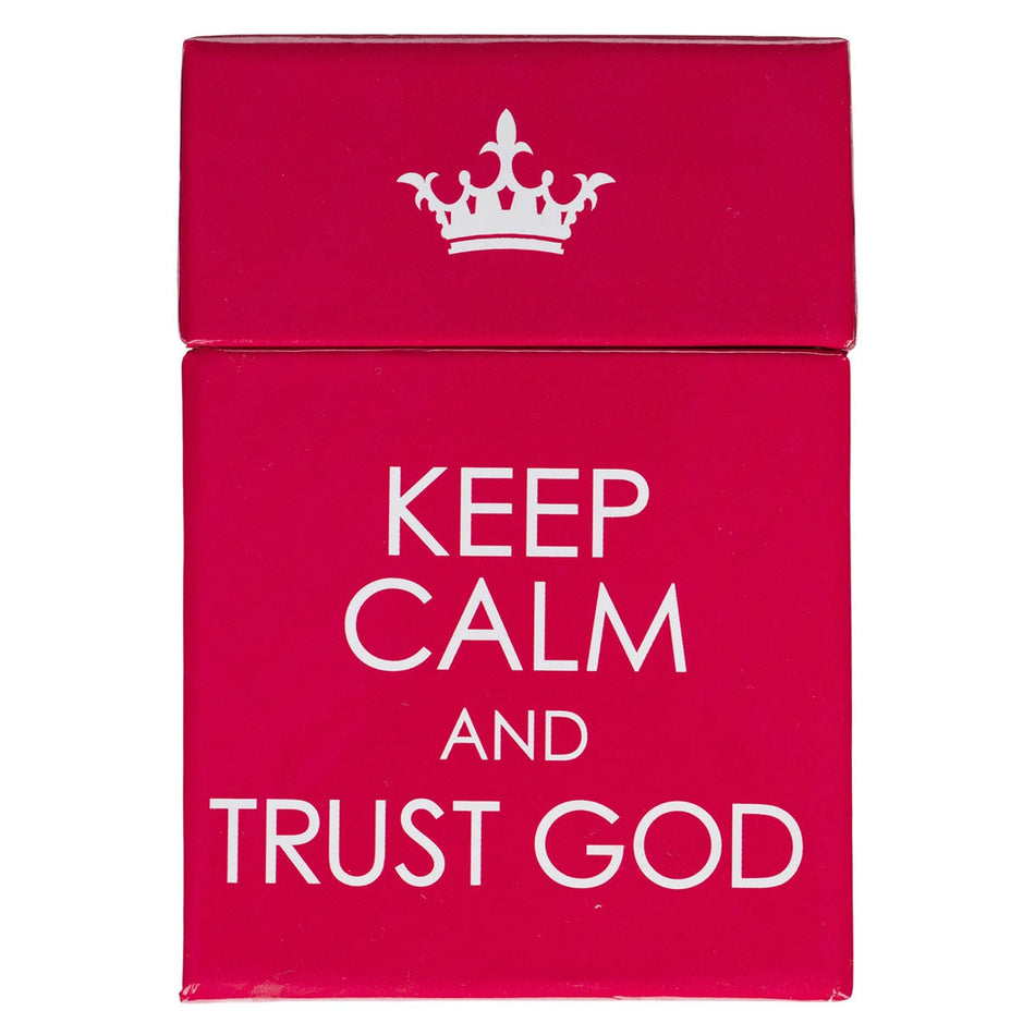 Keep Calm and Trust God Box of Blessings by Christian Art Gifts