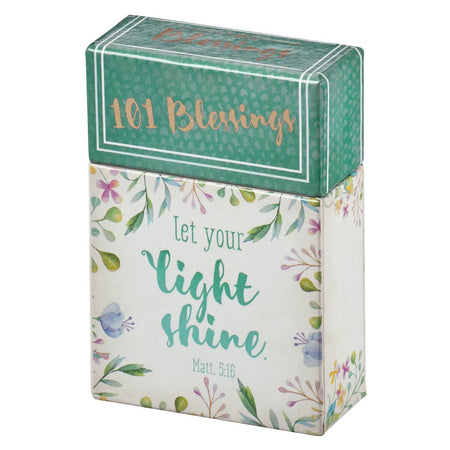 Let Your Light Shine Box of Blessings by Christian Art Gifts, product view 2