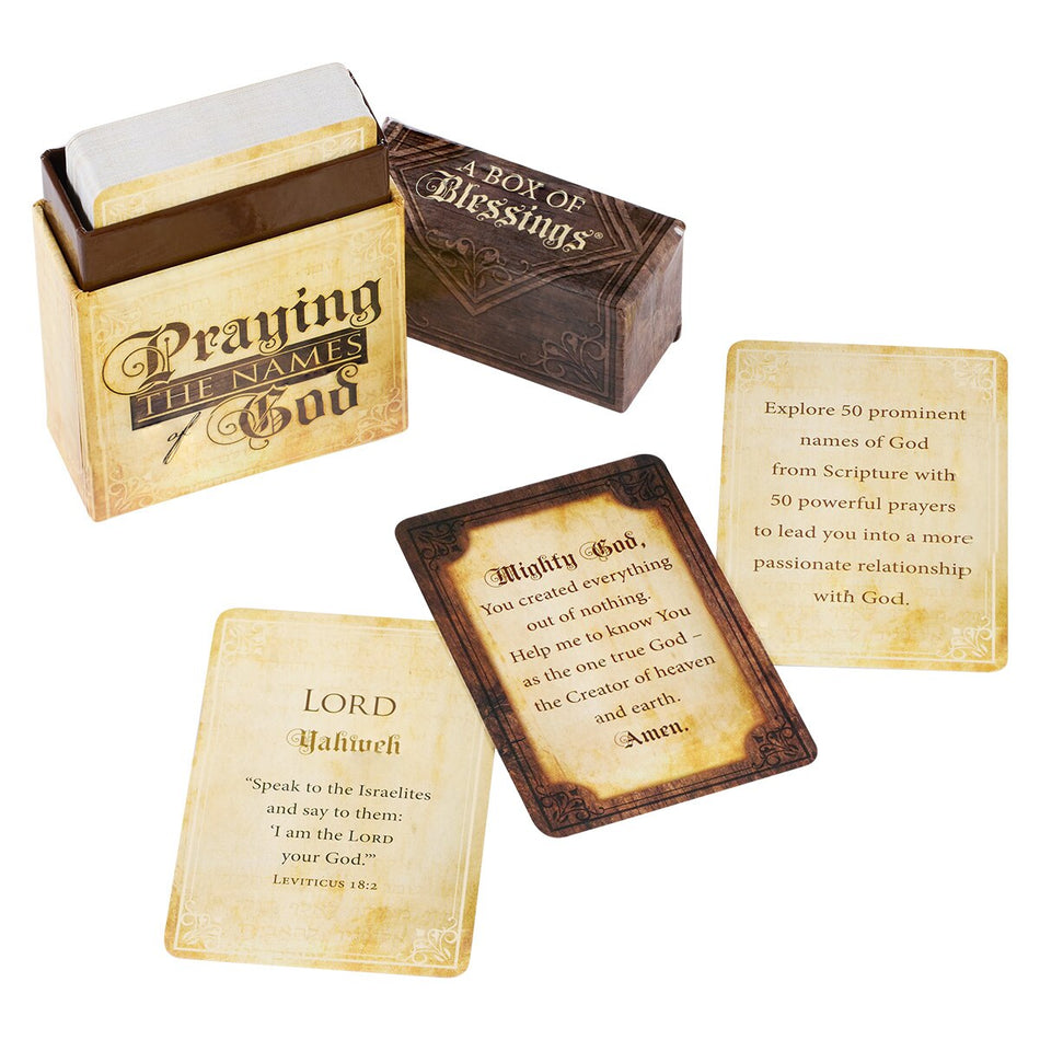 Praying the Names of God Box of Blessings by Christian Art Gifts, product view 2