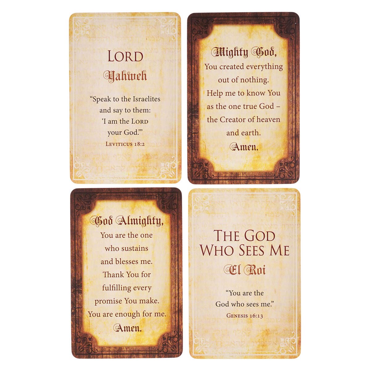 Praying the Names of God Box of Blessings by Christian Art Gifts, product view 3