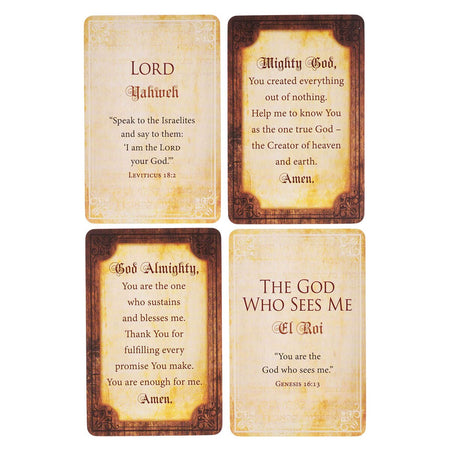 Praying the Names of God Box of Blessings by Christian Art Gifts, product view 3