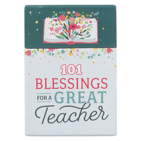 101 Blessings for a Great Teacher Box of Blessings by Christian Art Gifts