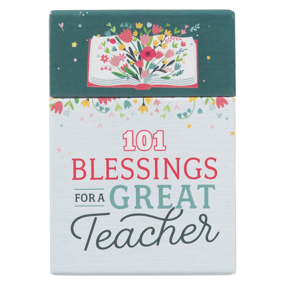 101 Blessings for a Great Teacher Box of Blessings by Christian Art Gifts