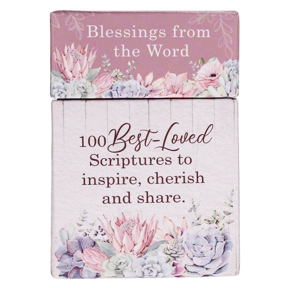 Favorite Bible Verses to Bless Your Heart Box of Blessings by Christian Art Gifts, product view 2
