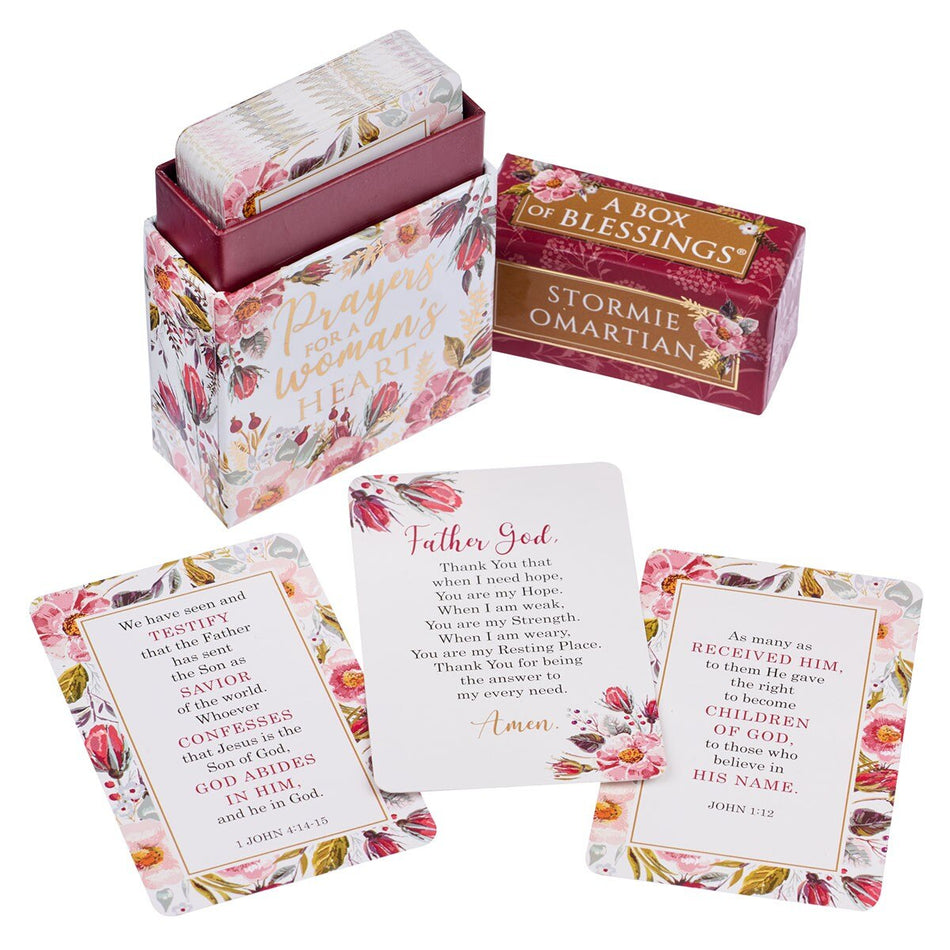 Prayers For A Woman's Heart Box of Blessings by Christian Art Gifts, product view 2