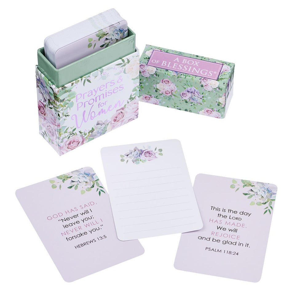 Prayers & Promises for Women Box of Blessings by Christian Art Gifts, product view 2