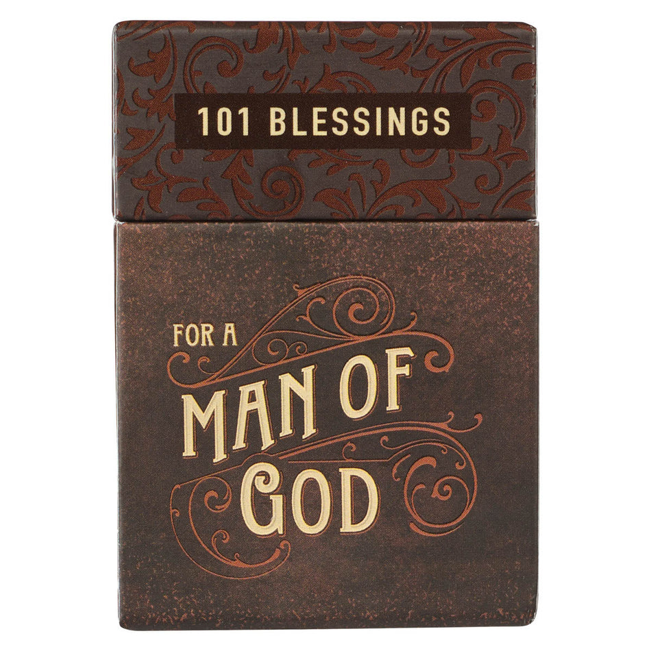 101 Blessings for a Man of God Box of Blessings by Christian Art Gifts