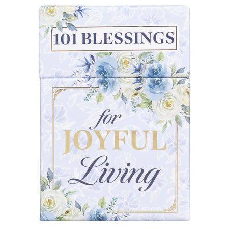 101 Blessings for Joyful Living Box of Blessings by Christian Art Gifts
