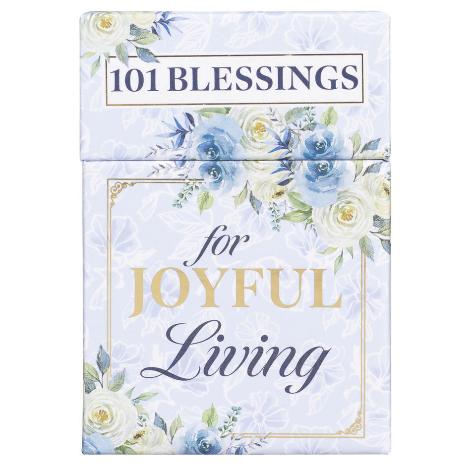 101 Blessings for Joyful Living Box of Blessings by Christian Art Gifts