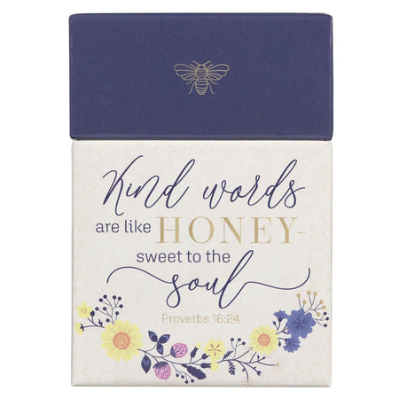 Kind Words Are Like Honey Box of Blessings - Proverbs 16:24 by Christian Art Gifts