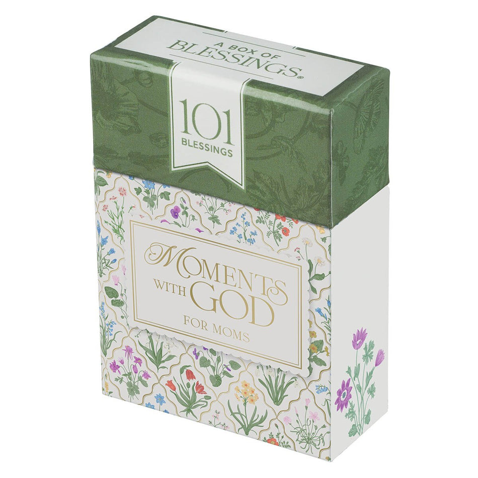 Wildflower 101 Moments With God For Moms Box of Blessings by Christian Art Gifts, product view 2