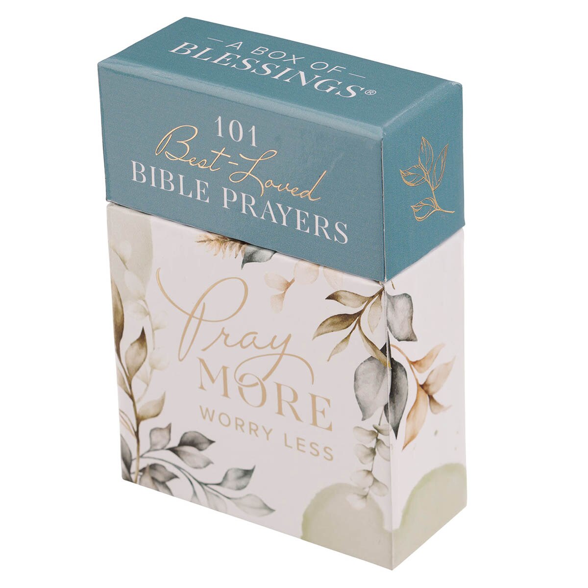 Pray More Worry Less Box of Blessings® by Christian Art Gifts, product view 3