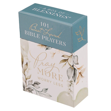 Pray More Worry Less Box of Blessings® by Christian Art Gifts, product view 3