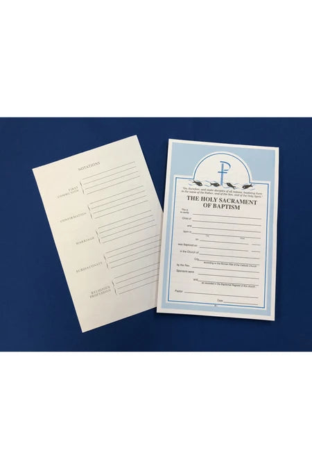Baptismal Certificates