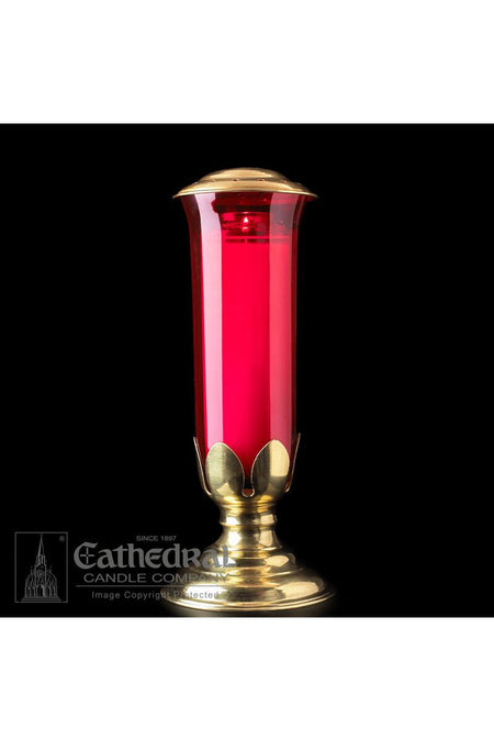 Brass 8-Day Tulip Style Stand by Anchor Christian Distributors