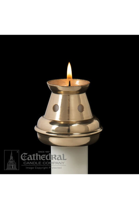 Brass Candle Followers by Anchor Christian Distributors, product view 2