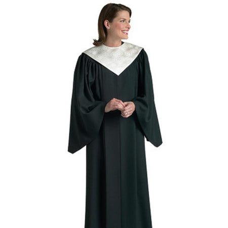 Tempo Choir Robe Black 12" H to 4' 7" by Christian Brands