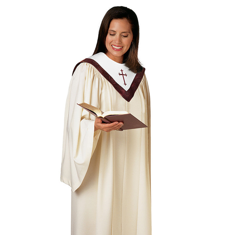 Tempo Choir Robe -White
