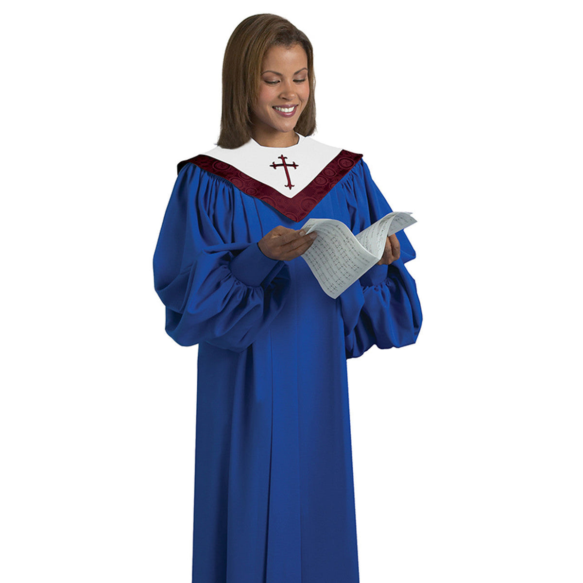Sapphire Anthem Choir Gown - Size CT033 by Christian Brands