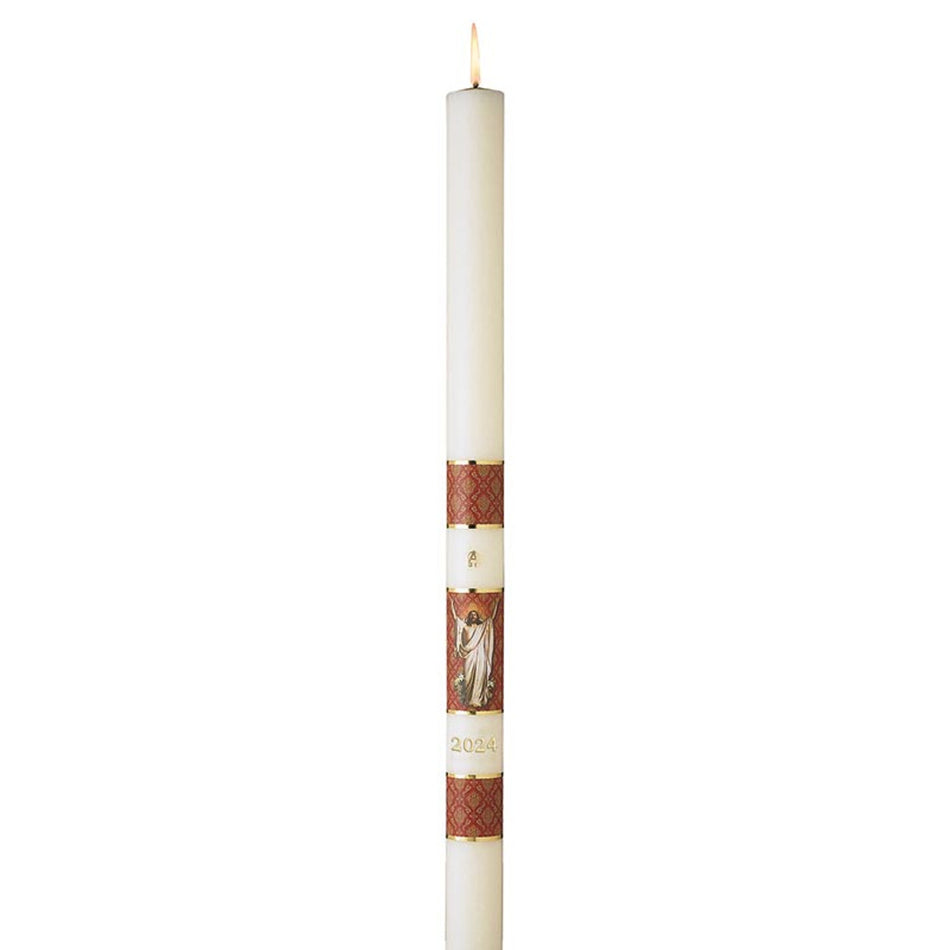 No 2 Risen Christ Paschal Candle