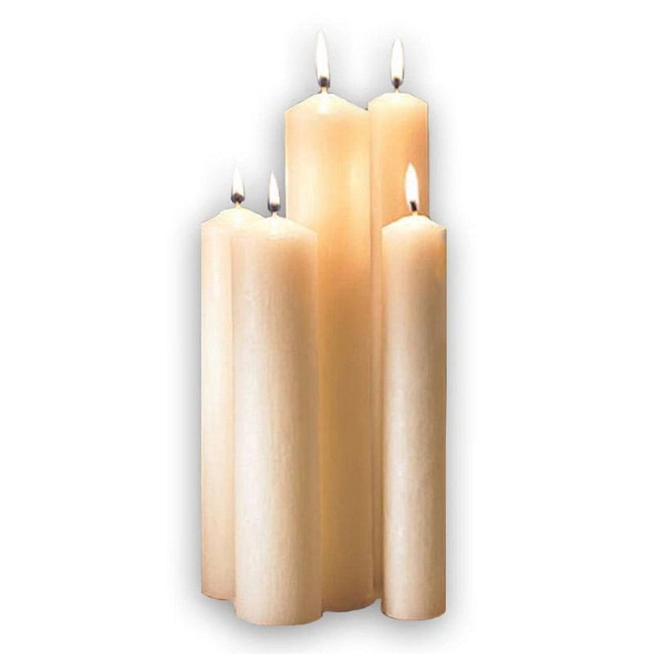 Altar Brand 51% Beeswax Altar Candle - 2 x 16" - 6/bx