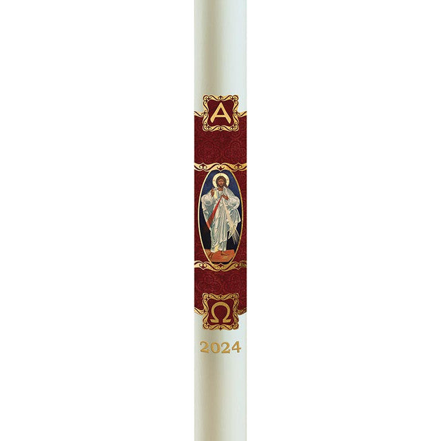 No 2 Christus Rex Paschal Candle