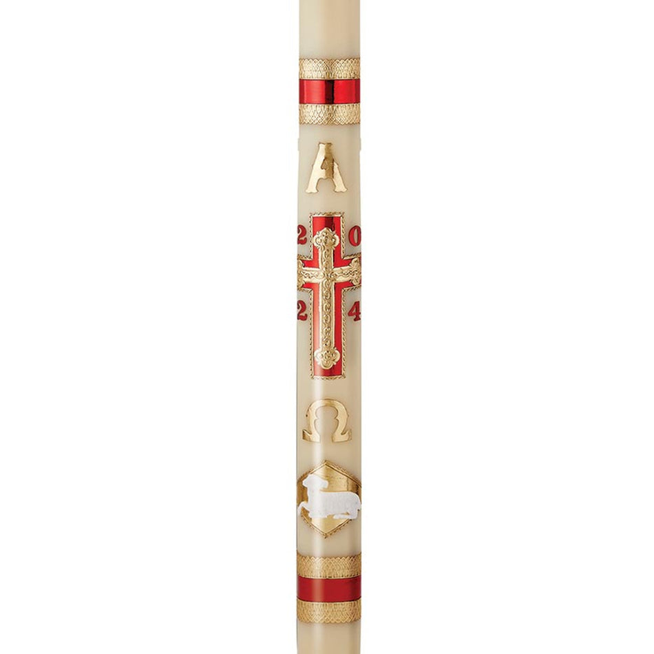 No 9 Lamb of God Paschal Candle