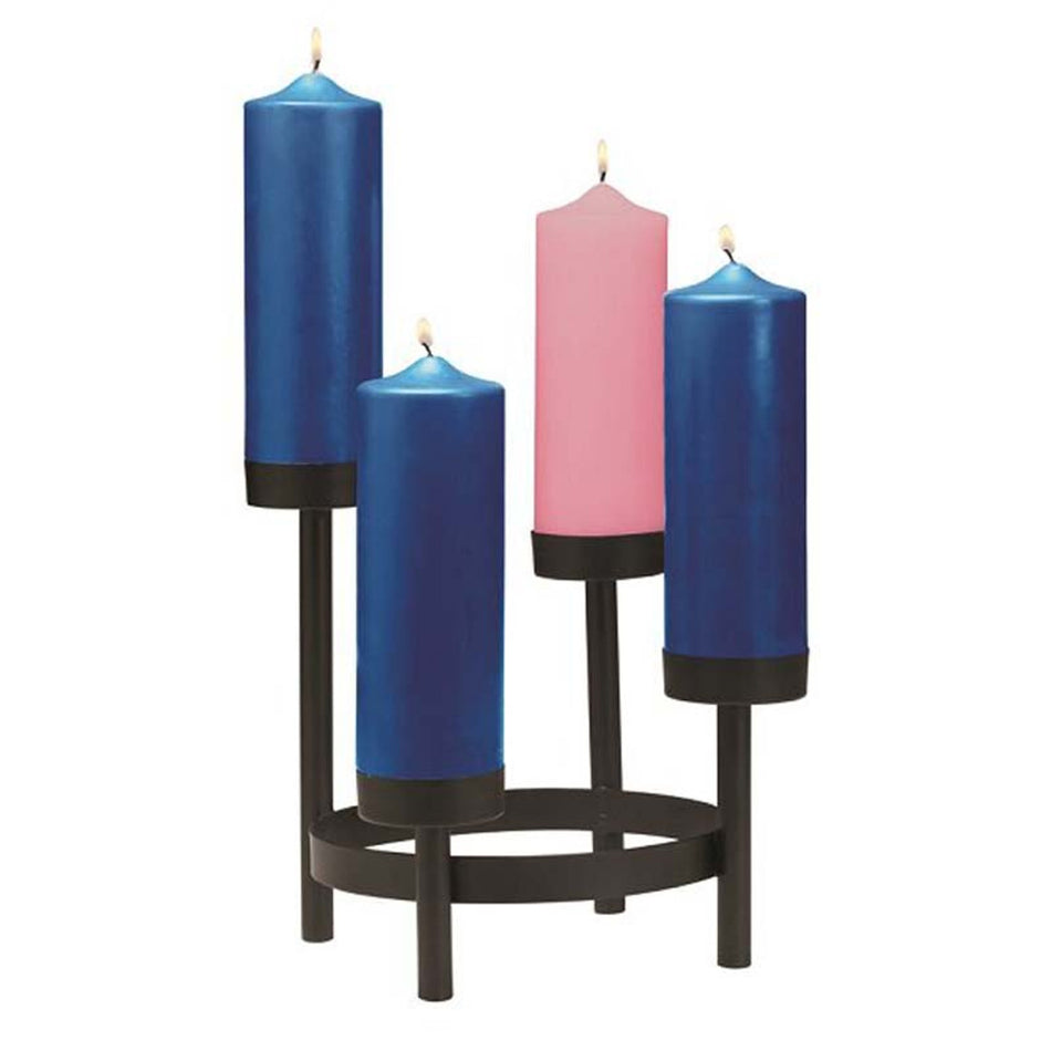 Advent Tier Holder with Cups - Black