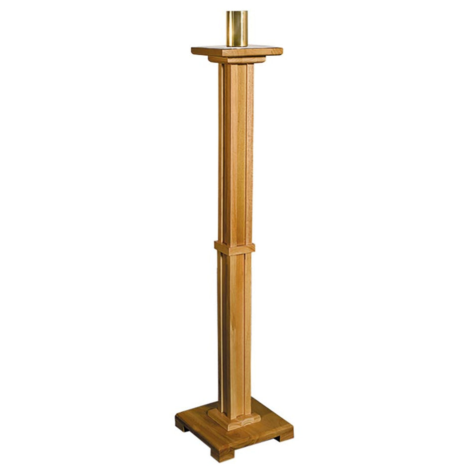 Paschal Candleholder - Pecan Stain