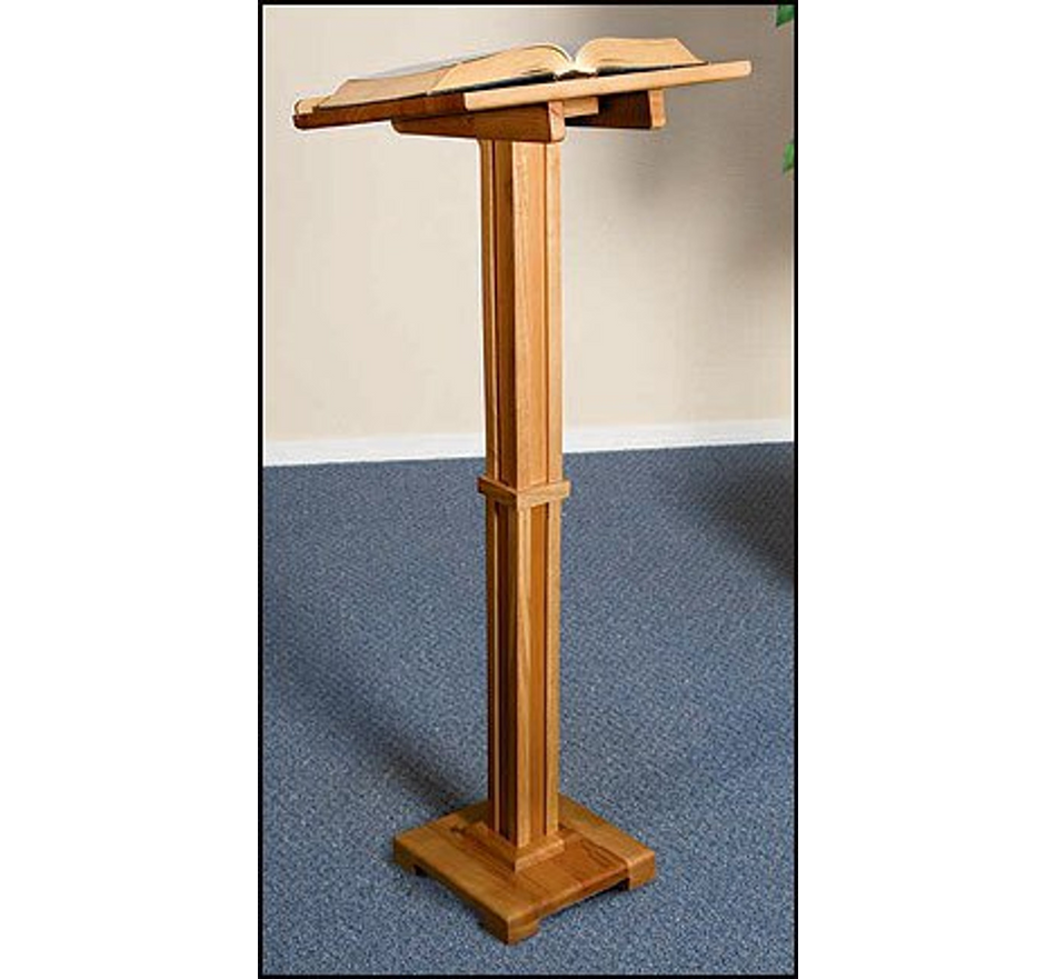 Standing Lectern with 43" Height – Elegant and Durable Pulpit for Churches and Presentations