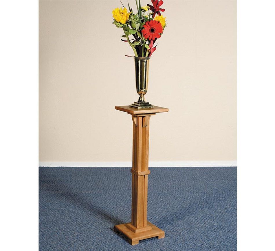 Robert Smith Flower Stand Pecan Stain