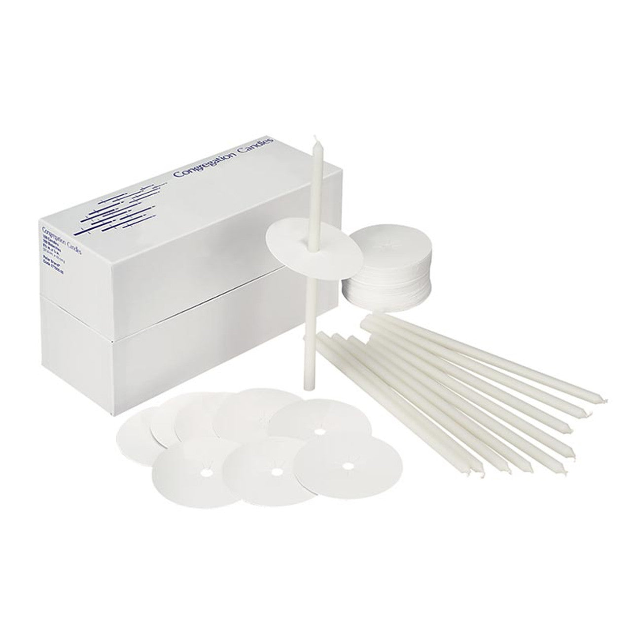 Polar Congregation Candles with Paper Drip Protectors – CFaithS