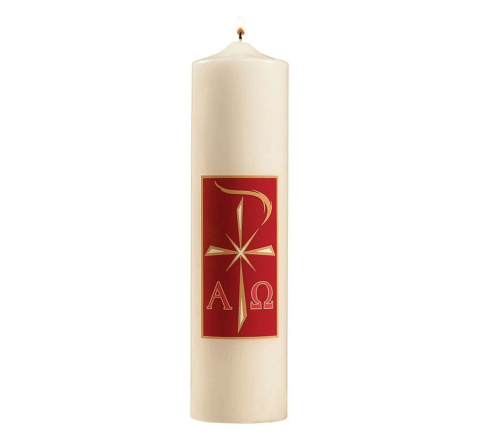 Christ Candle - Alpha Omega