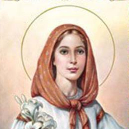 Saint Dymphna Laminated Holy Card | Patroness of Mental Health – Pack of 25