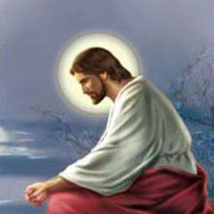 Christ Overlooking Jerusalem Laminated Holy Card | “I Said a Prayer for You Today” – Pack of 25