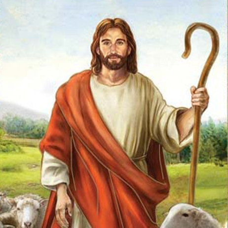 Christ the Good Shepherd Laminated Holy Card | Comfort for Those Who Mourn – Pack of 25