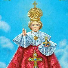 Infant of Prague Laminated Holy Card | Novena of Childlike Confidence – Pack of 25