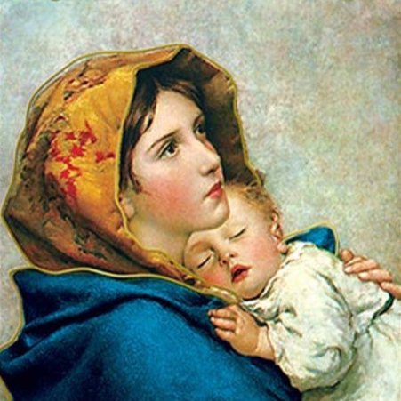 Madonna of the Streets Laminated Holy Card | Prayer to Mother Mary for My Child – Pack of 25