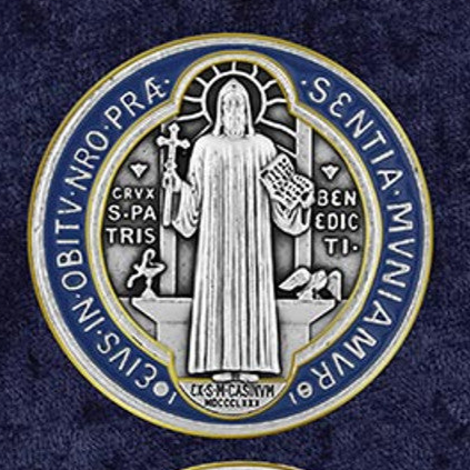 Saint Benedict Laminated Holy Card | Prayer & Symbolism of Saint Benedict Medal – Pack of 25